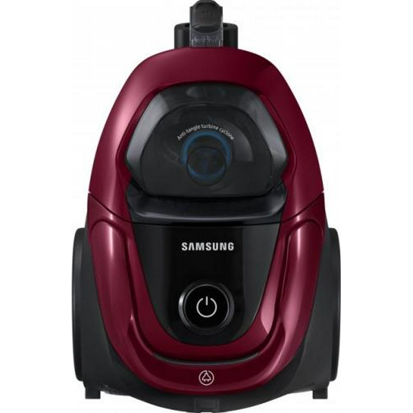 Пилосос Samsung VC07M31A1HP/UK Red, 700W, тип збирання суха, без мішка Cyclone Force with Anti-tangle Turbine, пилозбірник 2л, керування на ручці, 2-ступенева щітка, щітка майстер паркету (HB 200), щітка Anti-Tangle (TB700)