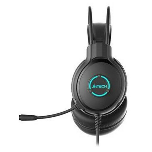Навушники A4Tech Fstyler FH300U Black, мікрофон, USB, накладні, кабель 2.0 м - 3