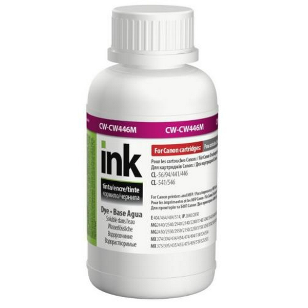 Чорнило ColorWay Canon CL-56/94/441/446/461/541/546/561, Magenta, 200 мл, водорозчинне (CW-CW446M02)