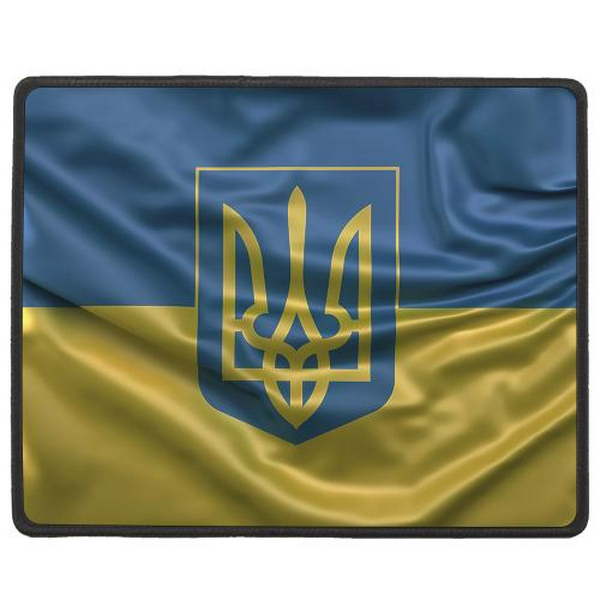 Килимок GTL Gaming S, Прапор і Герб, 250x210х2 мм, антиковзна основа, захист від вологи