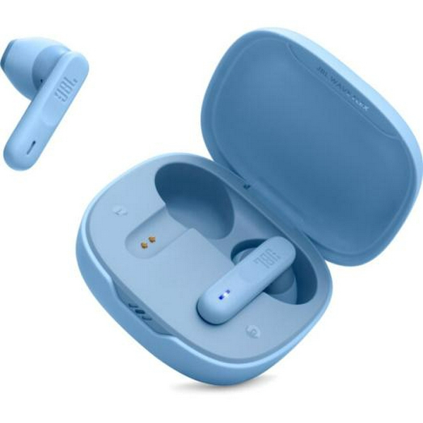 Навушники JBL Wave Flex, Blue, Bluetooth, мікрофон, чохол з функцією зарядки (JBLWFLEXBLU) - 3