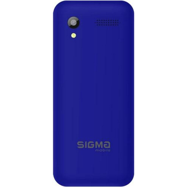 Мобільний телефон Sigma mobile X-style 31 Power TYPE-C, Blue, 2 Mini-SIM, дисплей 2.8" кольоровий (240x320), моноблок, MediaTek MT6261, підтримка microSD (max 32GB), FM, BT, Cam 0.3Mp, 3100 mAh - 2