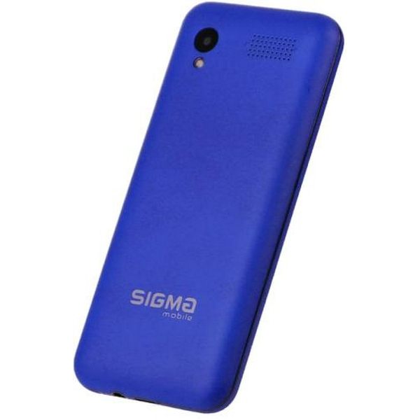 Мобільний телефон Sigma mobile X-style 31 Power TYPE-C, Blue, 2 Mini-SIM, дисплей 2.8" кольоровий (240x320), моноблок, MediaTek MT6261, підтримка microSD (max 32GB), FM, BT, Cam 0.3Mp, 3100 mAh - 4
