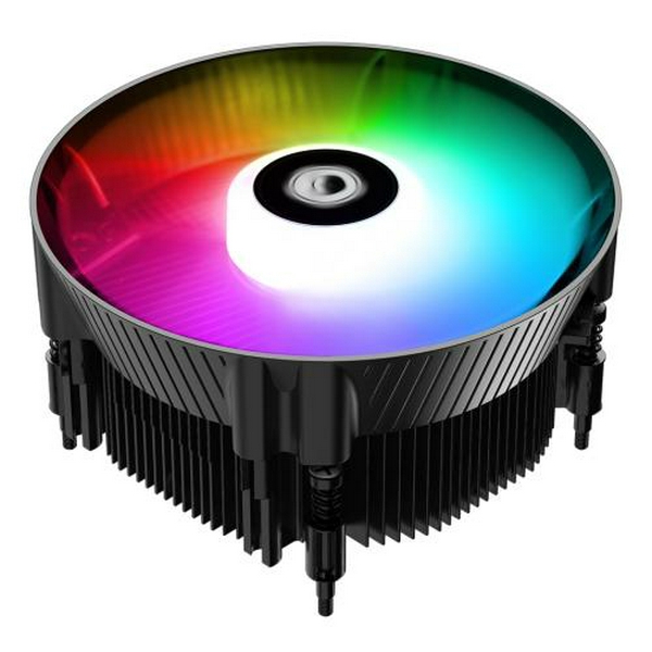 Кулер для процесора ID-Cooling DK-07i Rainbow, алюміній, 1x120 мм RGB, для Intel: 1700, 120х120х60 мм, 4-pin PWM, гідродинамічний підшипник, до 125 Вт