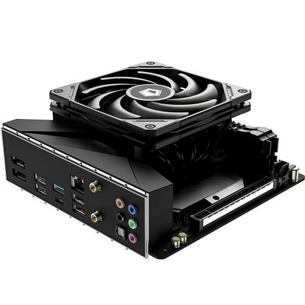 Кулер для процесора ID-Cooling IS-55 Black, 1x120 мм, алюміній/мідь, Intel: 1700, 1200, 1150, 1151, 1155, 1156, AMD: AM5, AM4, 120х120х55 мм, 4-pin PWM, до 125 Вт - 5