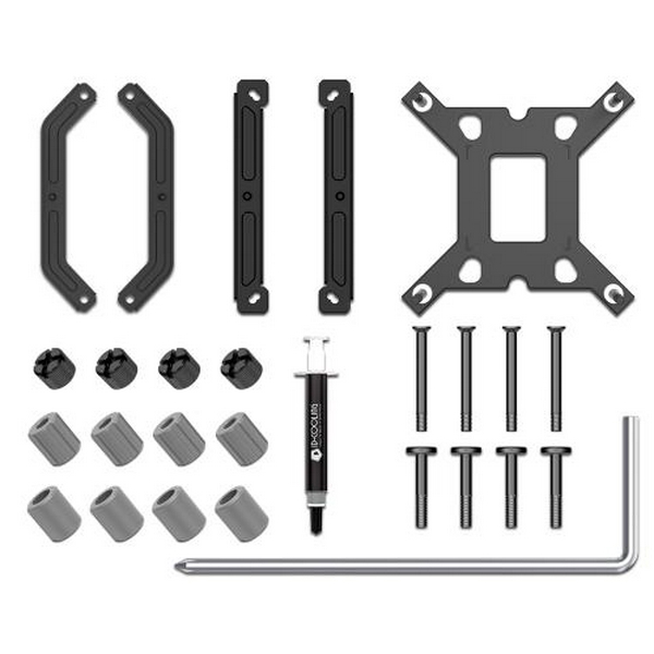 Кулер для процесора ID-Cooling IS-55 Black, 1x120 мм, алюміній/мідь, Intel: 1700, 1200, 1150, 1151, 1155, 1156, AMD: AM5, AM4, 120х120х55 мм, 4-pin PWM, до 125 Вт - 6
