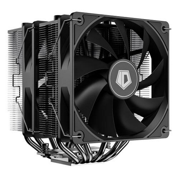 Кулер для процесора ID-Cooling SE-206-XT Black, 2x120 мм, алюміній/мідь, Intel: 2066, 2011, 1700, 1200, 1151, 1150, 1155, 1156, AMD: AM5, AM4, 136х156х120 мм, 4-pin PWM, до 250 Вт