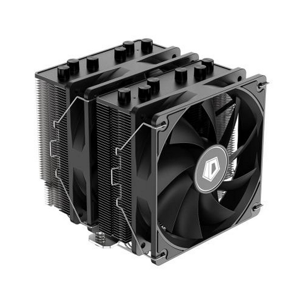 Кулер для процесора ID-Cooling SE-206-XT Black, 2x120 мм, алюміній/мідь, Intel: 2066, 2011, 1700, 1200, 1151, 1150, 1155, 1156, AMD: AM5, AM4, 136х156х120 мм, 4-pin PWM, до 250 Вт - 2