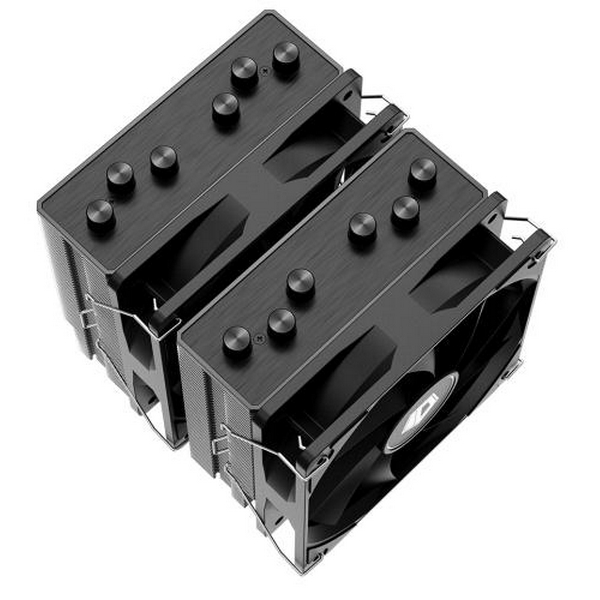 Кулер для процесора ID-Cooling SE-206-XT Black, 2x120 мм, алюміній/мідь, Intel: 2066, 2011, 1700, 1200, 1151, 1150, 1155, 1156, AMD: AM5, AM4, 136х156х120 мм, 4-pin PWM, до 250 Вт - 3