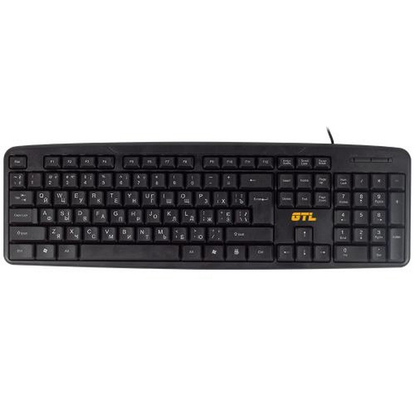 Клавіатура GTL 8125 Black, USB, Standard Office 