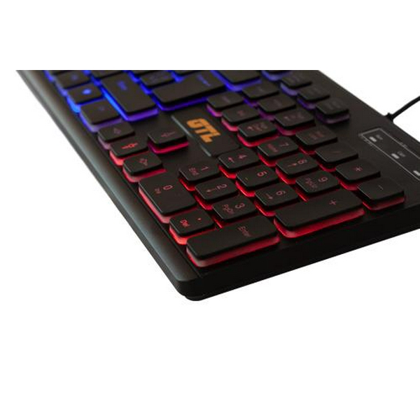 Клавіатура GTL KB7269-5-1 Gaming Black, USB, RGB підсвічування - 4