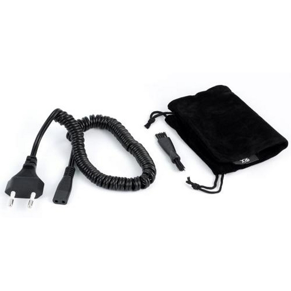 Електробритва Новий Харків НХ-8504 Фаворит+ Blue, 3W, роторна, сухе гоління, 3 головки для гоління, подвійні леза, плаваюча конструкція ножів, повторение контуров лица, живлення мережа/акумулятор, індикатор роботи/включення, тример для скронь - 5