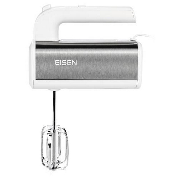 Міксер Eisen EHM-55W, White, 550W, ручний, 5 швидкостей, вінчики, гаки для замісу тіста, захист від перегріву - 2