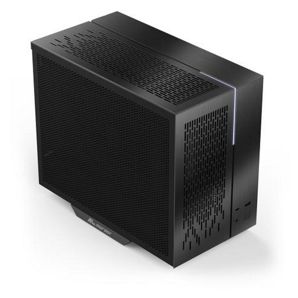 Корпус ALmordor Seiya 180 Matx Black, без БЖ, Mini Tower SFF, для Micro ATX / Mini ITX, 1xUSB 3.0, 1xType-C, макс. CPU - 165 мм / VGA - 350 мм / PSU - 180 мм, алюмінієвий, СРО - 240 мм (збоку) (ALS180MBK)