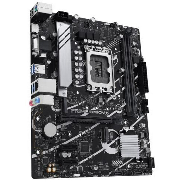 Материнська плата LGA1700, Asus PRIME B760M-K, B760, 2xDDR5, Int.Video(CPU), 4xSATA3, 2xM.2, 1xPCI-E 16x 4.0, 2xPCI-E 1x 4.0, Realtek 7.1, Realtek 2.5Gb, 5xUSB3.2/4xUSB2.0, VGA/HDMI, MicroATX - 3