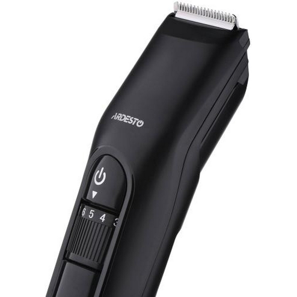 Машинка для стрижки Ardesto HC-Y10-B, Black, живлення акумулятор, кількість установок довжини 10 (1-10мм), 1 насадка, леза з нерж. сталі - 4