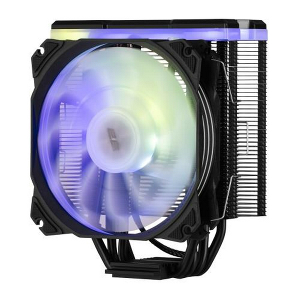 Кулер для процесора 2E Gaming Air Cool AC120D4TC-ARGB, алюміній, мідні теплові трубки, 1x120 мм ARGB PWM, для Intel 115x/1200/1366/1700, AMD AMx/FMx, до 180 Вт (2E-AC120D4TC-ARGB)