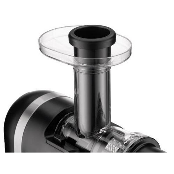 Соковитискач Ardesto JEG-1500S, Black, шнекова, 200Вт, повільне віджимання 90об/хв, ємність для соку 400мл, ємність для м'якоті 700мл, крапля-стоп, малошумний двигун, реверс, щіточка для очищення - 9