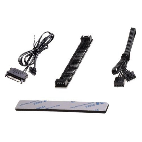 Хаб для вентиляторів ID-Cooling FH-07, Black, 7x4-pin PWM, живлення SATA - 2