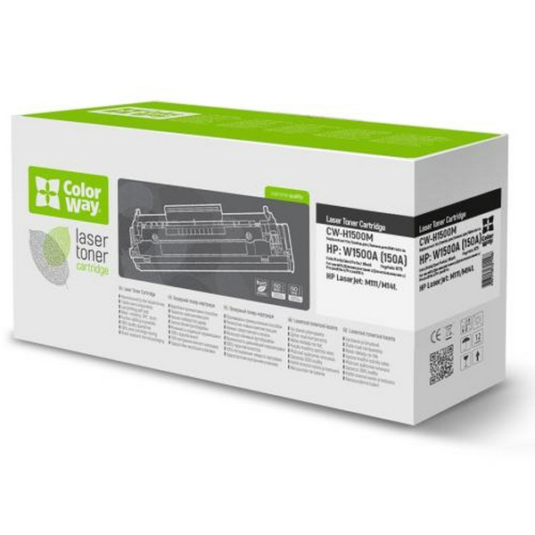 Картридж HP 150A (W1500A), Black, LJ M111/M141, 975 стор, ColorWay (CW-H1500M)