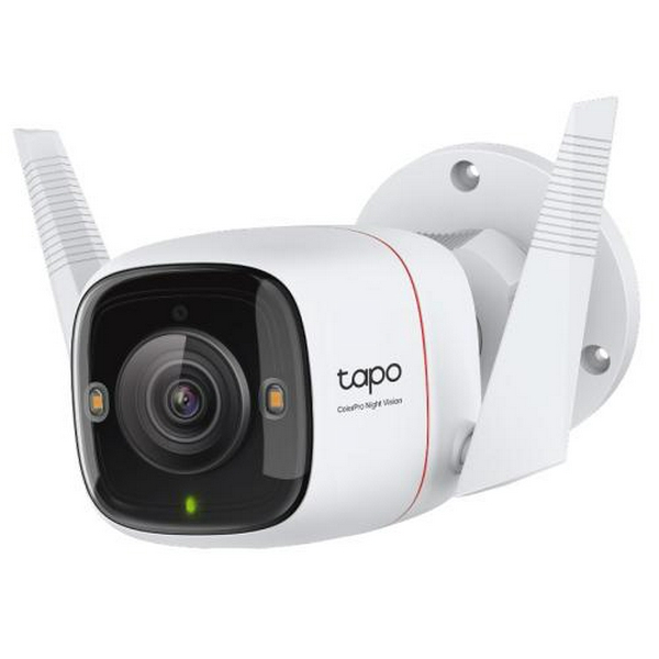 IP камера TP-Link Tapo C325WB, White, 4 Мп (2688x1520), 1/1.79" CMOS, H.264, f/1.0, WiFi (2.4 GHz), кут огляду 127°, день/ніч, двосторонній аудіозв'язок , microSD, IP66, iOS 10+ / Android 5.0+