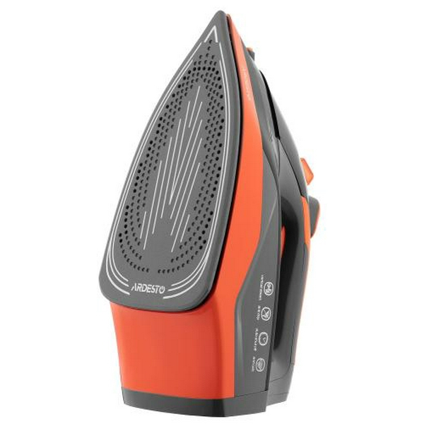 Праска Ardesto IR-C2233-GR, Black/Orange, 2200W, кераміка, паровий удар, резервур 340мл, захист від кальцинації, антикрапля, плавне регулювання потужності пари, автоматичне відключення - 2