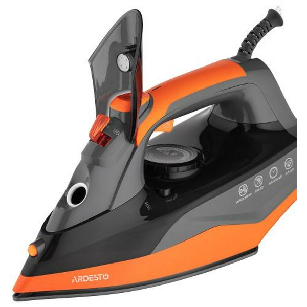 Праска Ardesto IR-C2233-GR, Black/Orange, 2200W, кераміка, паровий удар, резервур 340мл, захист від кальцинації, антикрапля, плавне регулювання потужності пари, автоматичне відключення - 5