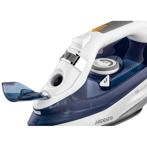 Праска Ardesto IR-C2232-BL, White/Blue, 2200W, кераміка, паровий удар, постійний пар 35г/хв, резервур 320мл, вертикальне відпарювання, захист від кальцинації, антикрапля, плавне регулювання потужності пари, автоматичне відключення - 4