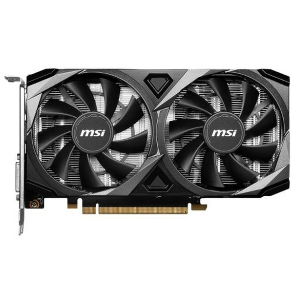 Відеокарта GeForce RTX 3050, MSI, VENTUS 2X XS OC, 8Gb GDDR6, 128-bit, DVI-D/HDMI/DP, 1807/14000 MHz, 6-pin (RTX 3050 VENTUS 2X XS 8G OC) - 2