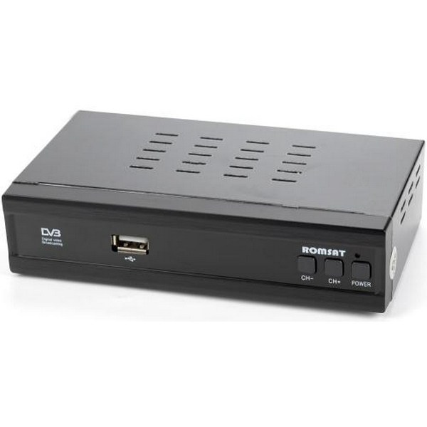 TV-тюнер зовнішній автономний Romsat T7085HD Black, DVB-T2, PVR, HDMI, USB