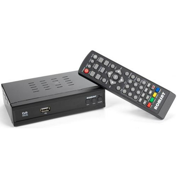 TV-тюнер зовнішній автономний Romsat T7085HD Black, DVB-T2, PVR, HDMI, USB - 5