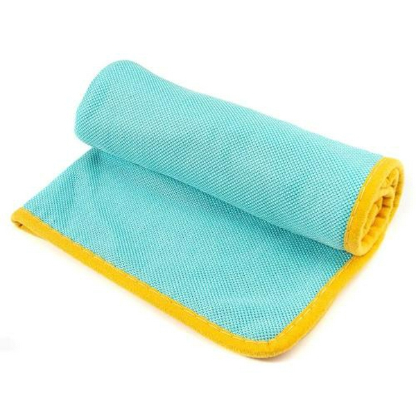 Рушник універсальний ColorWay, Turquoise, 40x40 см, мікрофібра, щільність 600 г/м², волокно "кручена петля", для сухого та вологого прибирання (CW-4460)