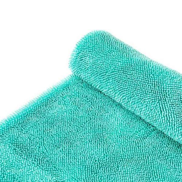 Рушник універсальний ColorWay, Turquoise, 40x40 см, мікрофібра, щільність 600 г/м², волокно "кручена петля", для сухого та вологого прибирання (CW-4460) - 2