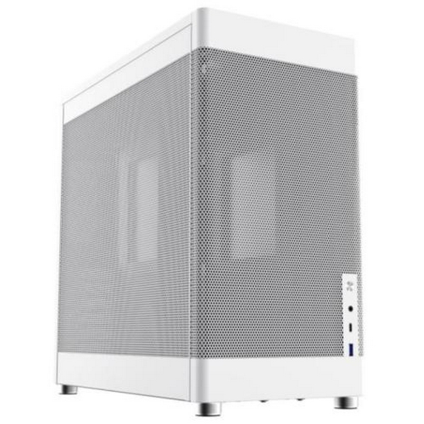 Корпус GameMax MeshBox PRO WT White, без БЖ, Mid Tower, ATX / DTX / Micro ATX / Mini ITX, 1хUSB 3.0, 1хUSB Type-C, 413х204х398 мм, 0.6 мм