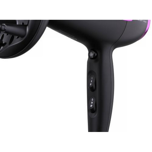 Фен Ardesto HD-Y221PRO, Black, 2100W, 2 швидкості, 3 режими, дифузор, концентратор, функція "Cool Shot", захист від перегріву, Soft Touch покриття - 5