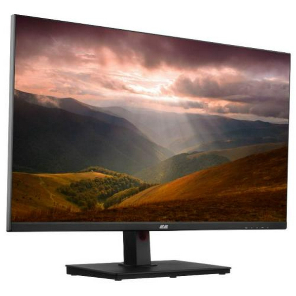 Монітор 27" 2E N2723B, Black, WLED, IPS, 1920x1080 (16:9), 5 мс, 75 Гц, 250 кд/м², 1000:1, 178°/178°, VGA/HDMI, VESA 100x100 мм, зовнішній БЖ (2E-N2722B-01.UA) - 2