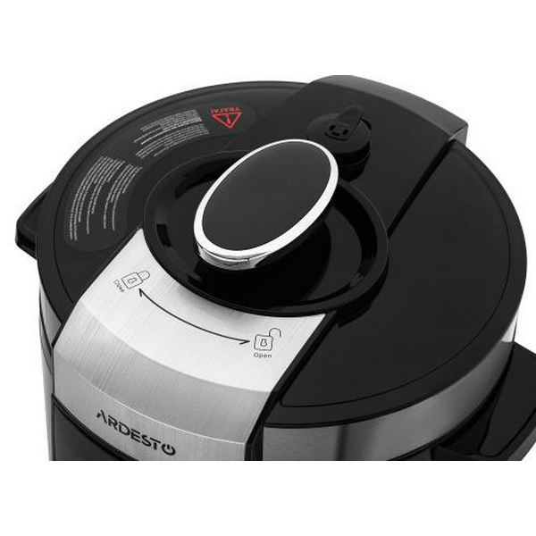 Мультиварка-скороварка Ardesto MPC-P226, Silver, 900W, 6л, 22 програми, керування сенсорне, дисплей, регулювання температури, таймер, регулювання температури, книга рецептів - 7