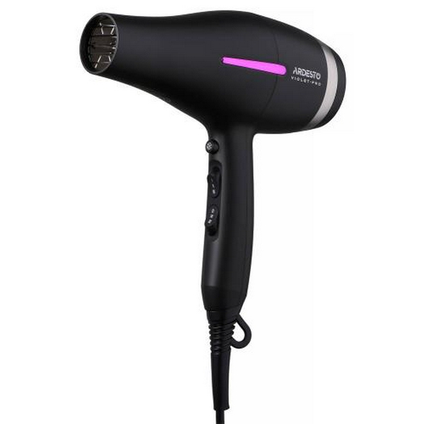 Фен Ardesto HD-Y223PRO, Black, 2200W, 2 швидкості, 3 режими, дифузор, концентратор, функція "Cool Shot", захист від перегріву, Soft Touch покриття - 3