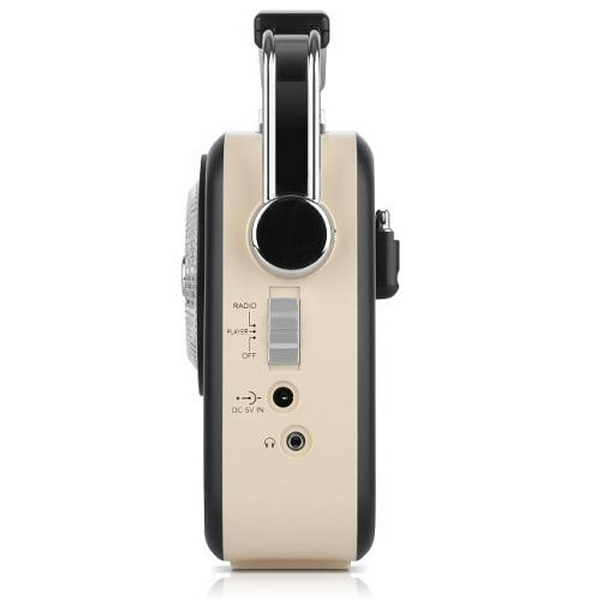 Радіоприймач 1.0 Real-El X-540 Black/Yellow, 3 Вт, пластиковий корпус, FM/AM/SW, Bluetooth, USB, microSD, акумулятор - 4