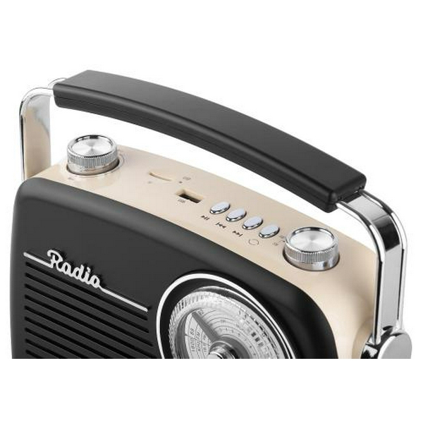 Радіоприймач 1.0 Real-El X-540 Black/Yellow, 3 Вт, пластиковий корпус, FM/AM/SW, Bluetooth, USB, microSD, акумулятор - 5