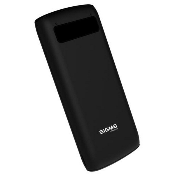 Мобільний телефон Sigma mobile X-style 34 NRG Type-C, Black, 2 Mini-SIM, дисплей 2.4" кольоровий (240x320), моноблок, MediaTek MTK6261D, підтримка microSD (max 32GB), FM, BT, 4050 mAh - 4