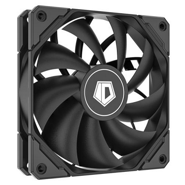 Вентилятор 120 мм, ID-Cooling TF-12025-PRO BLACK, 120x120x25 мм, 700-1800 об/хв, 15.2-35.2 дБ, 4-pin (PWM), 82.5CFM , гідравлічний підшипник - 2