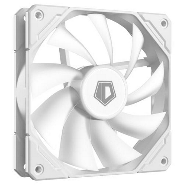 Вентилятор 120 мм, ID-Cooling TF-12025-WHITE, 120x120x25 мм, 700-1800 об/хв, 15.2-35.2 дБ, 4-pin (PWM), 76.16CFM, гідравлічний підшипник - 2