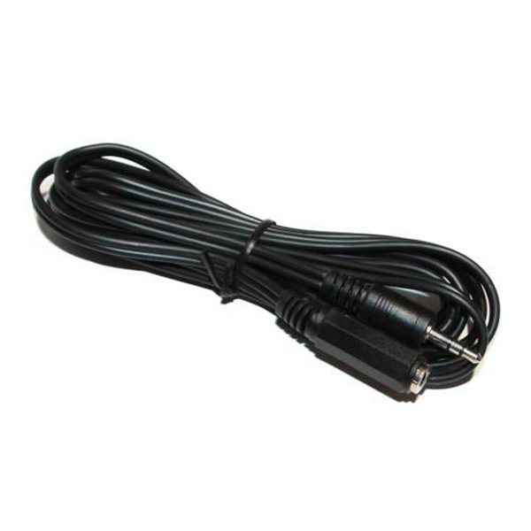 Кабель-подовжувач звуковий, 3.5 мм (F) - 3.5 мм (M), 2 м, Black, Cablexpert (CCA-423-2M)
