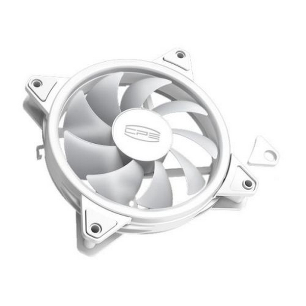 Вентилятор 120 мм, PcCooler F3 T120 ARGB, White, 3 шт, 120х120х25 мм, 500 - 1800 об/хв, до 21.6 дБ, 4-pin (PWM) / 3-pin (ARGB), гідродинамічний підшипник