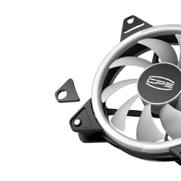 Вентилятор 120 мм, PcCooler F3 T120 ARGB, Black, 3 шт, 120х120х25 мм, 500 - 1800 об/хв, до 21.6 дБ, 4-pin (PWM) / 3-pin (ARGB), гідродинамічний підшипник - 3