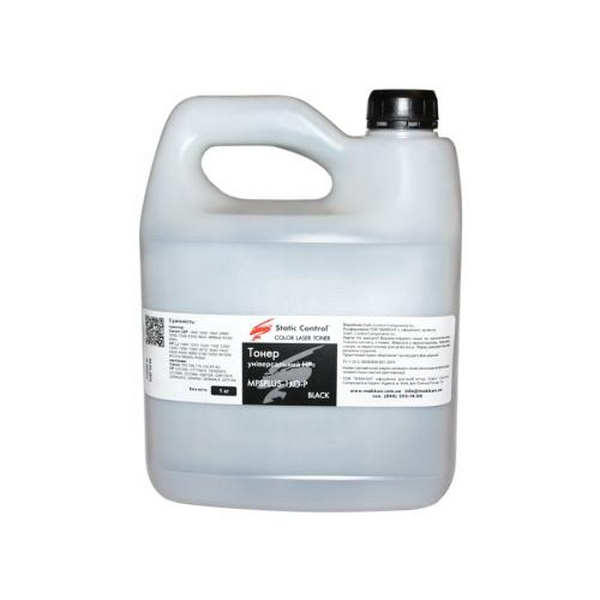 Тонер HP Universal 1200/1300/2100/2200/4200/4300/5000/9000, P2035/2055/3015, 1 кг, Static Control (MPSPLUS-1KG-P)