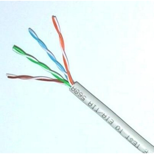 Кабель UTP, CCA, для внутрішньої прокладки, 4x2x0,50 мм, Atcom Standard, бухта 305 м (3799)