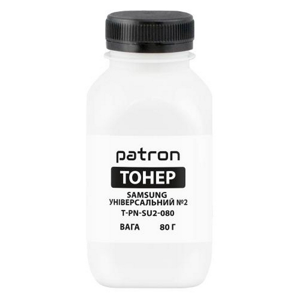Тонер Samsung Універсальний №2 ML-1210/1440/1510/1710, SCX-4520/4720, Xerox 3120/3121, 80 г, Patron (PN-SU2-080)