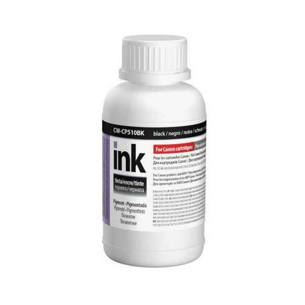 Чорнило ColorWay Canon PG-37/40/46/50/84/440/445/510/512, PGI-5/425/450/470/480/520/525, CLI-8, Black, 200 мл, пігментне (CW-CP510BK02)